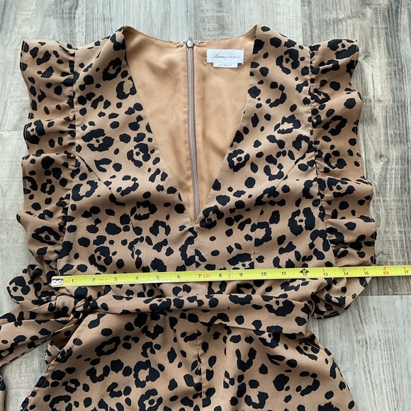 Lovers & Friends Cheetah Jill Romper Size Extra Extra Small - Picture 5 of 8